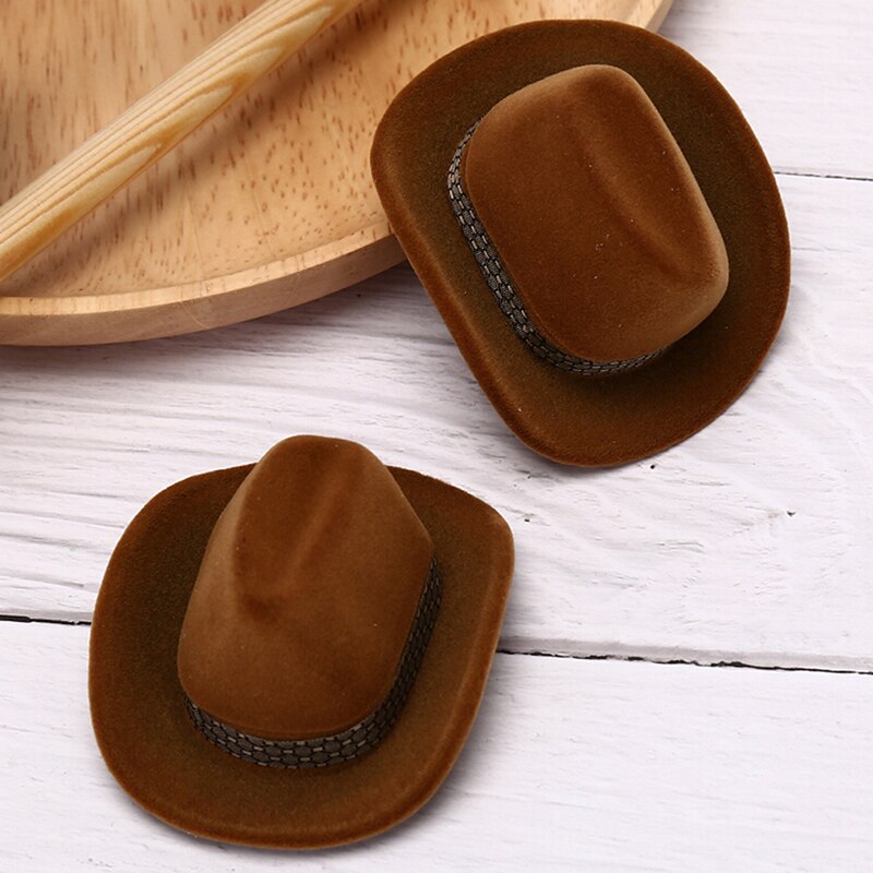 Cowboy Hat Ring Box Jewelry Holder