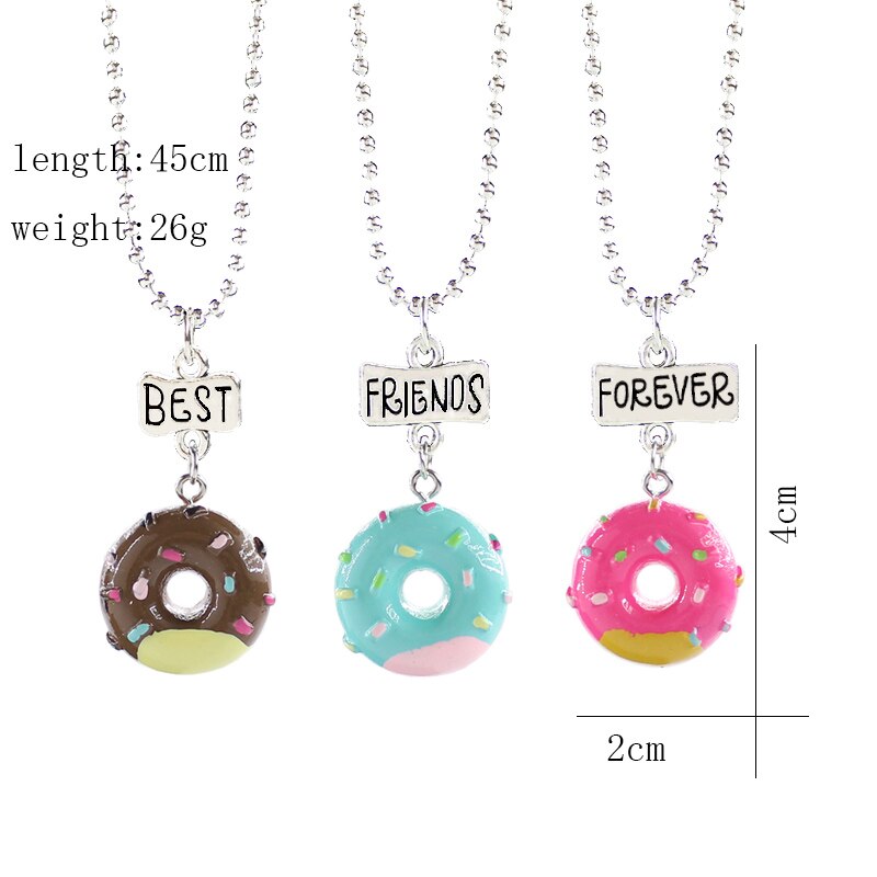 Cute BFF Necklaces Jewelry Set