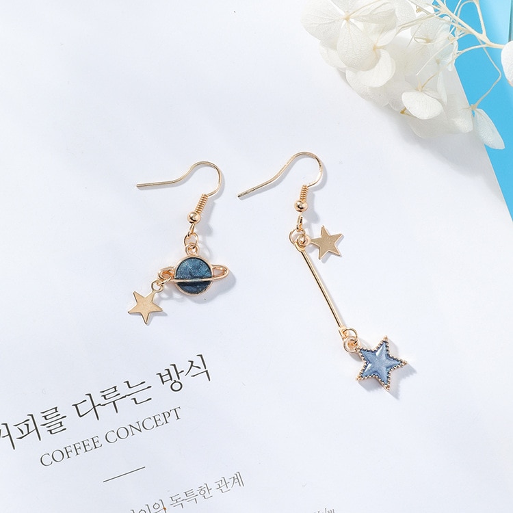 Star Dangle Earrings Stylish Jewelry