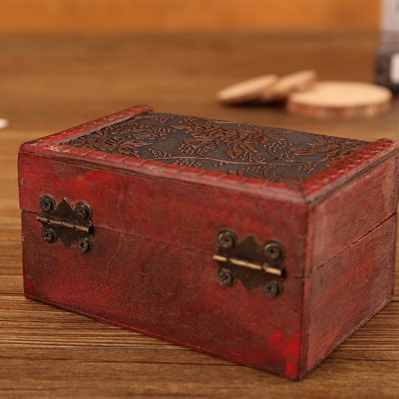 Small Wooden Boxes Retro Jewelry Box