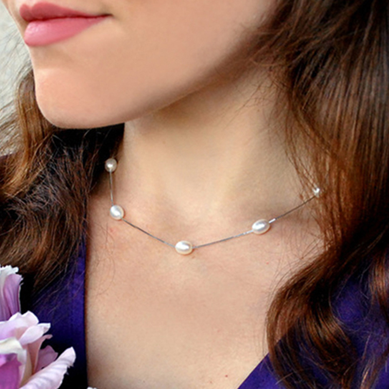 Real Pearl Necklace Women’s Jewelry