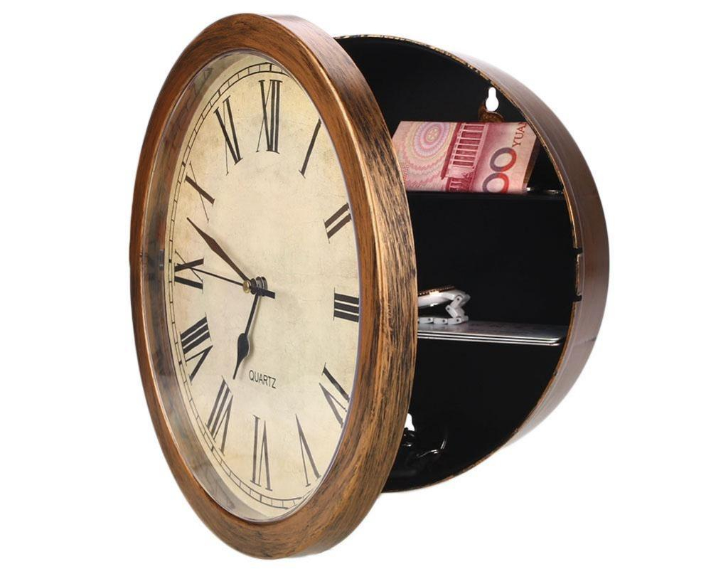 Wall Clock Hidden Safe