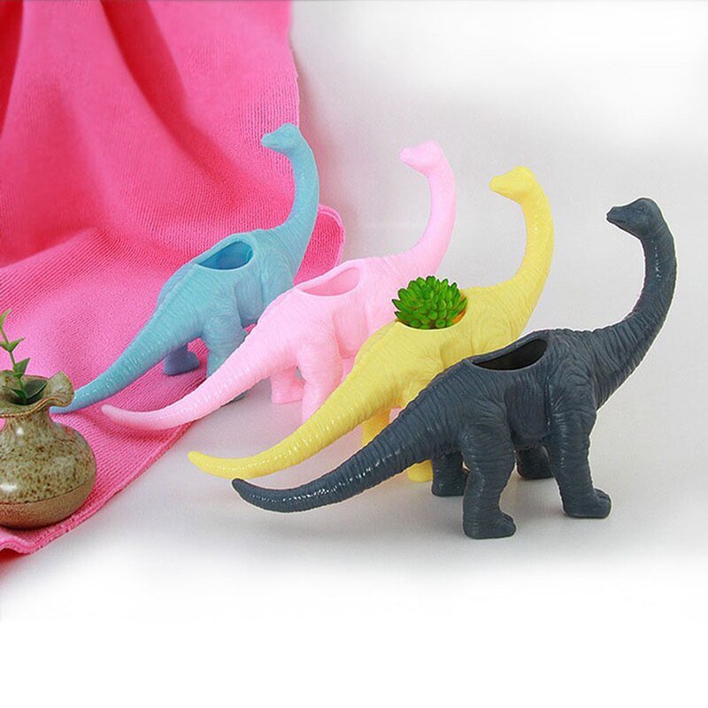 Dinosaur Plant Pot Garden Decor