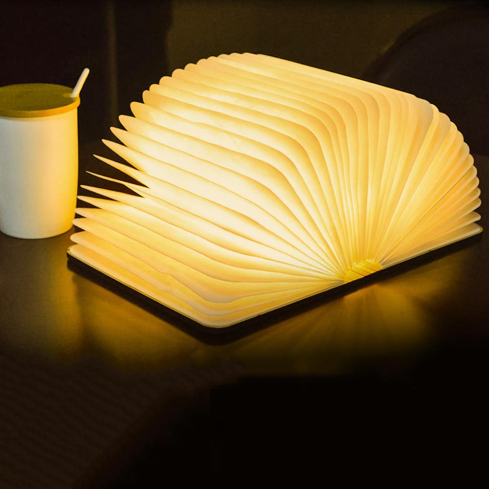 Rechargeable Book LED Lamp Decor USB Night Light