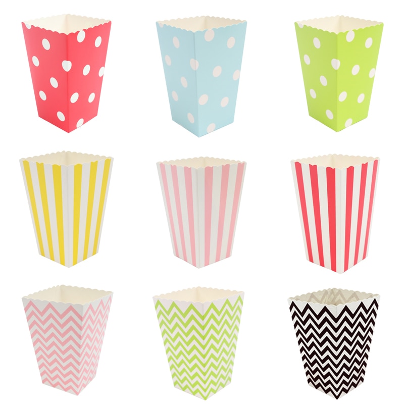 Popcorn Holders Party Box (6 Pcs)