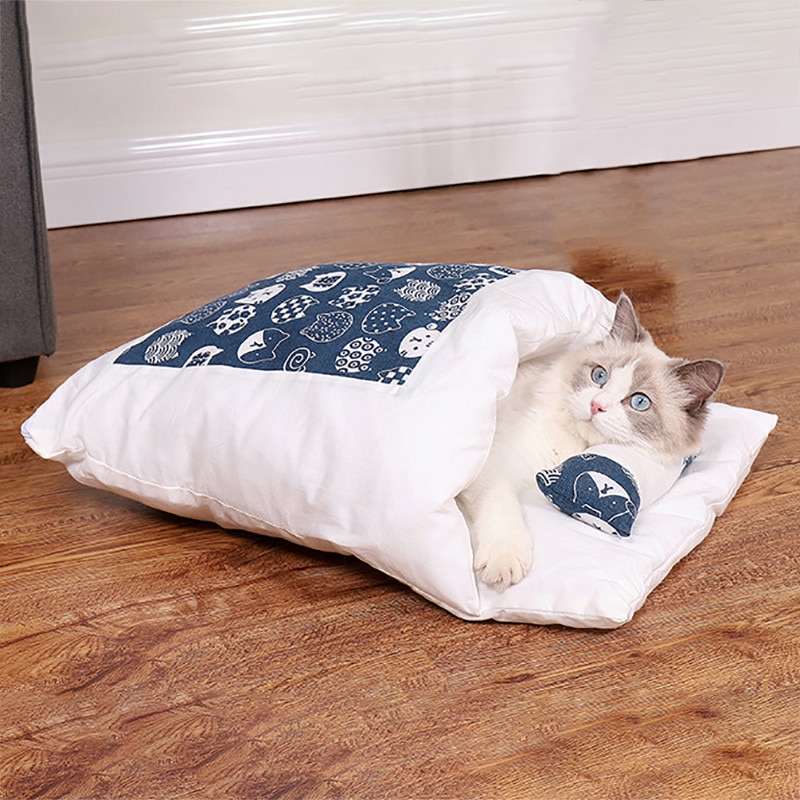 Cat Sleeping Bag Soft Cushion