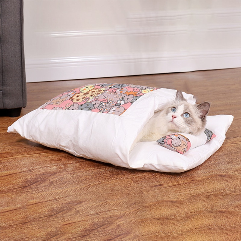 Cat Sleeping Bag Soft Cushion