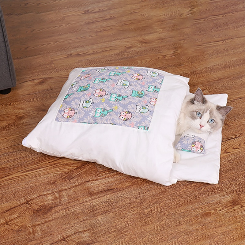 Cat Sleeping Bag Soft Cushion