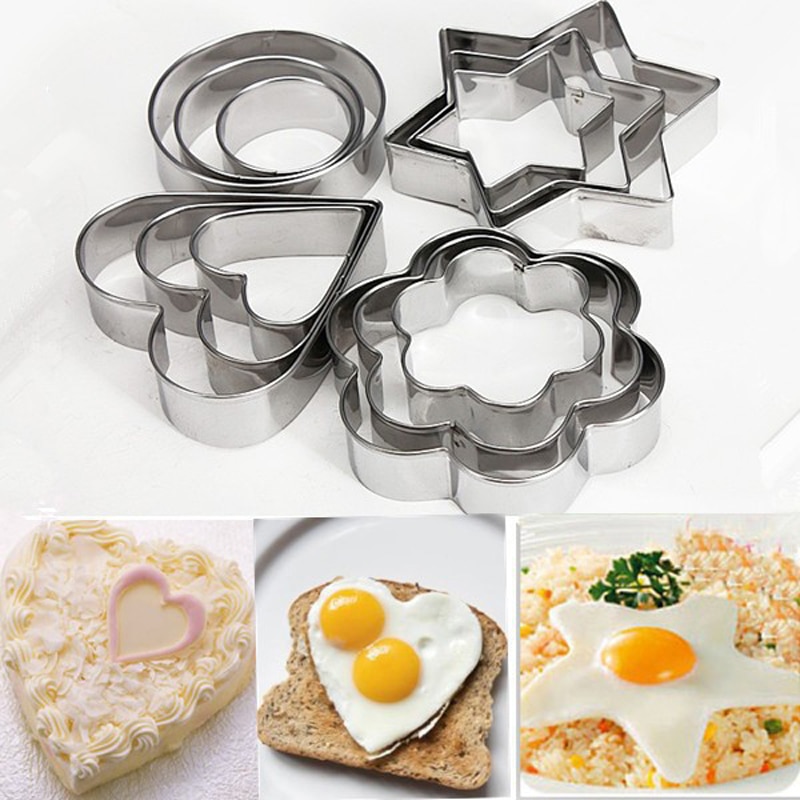 Food Shape Cutters Set (12 Pcs)