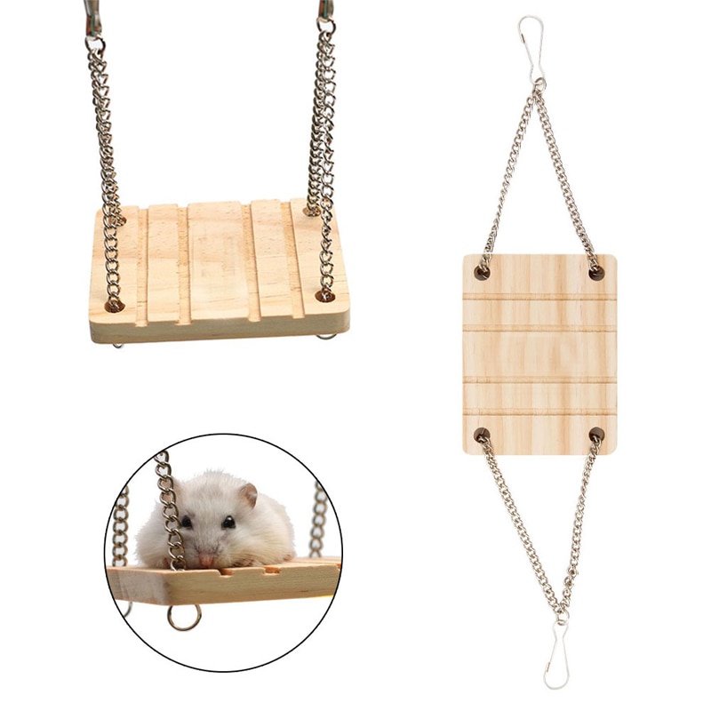 Hamster Swing Wooden Pet Hammock