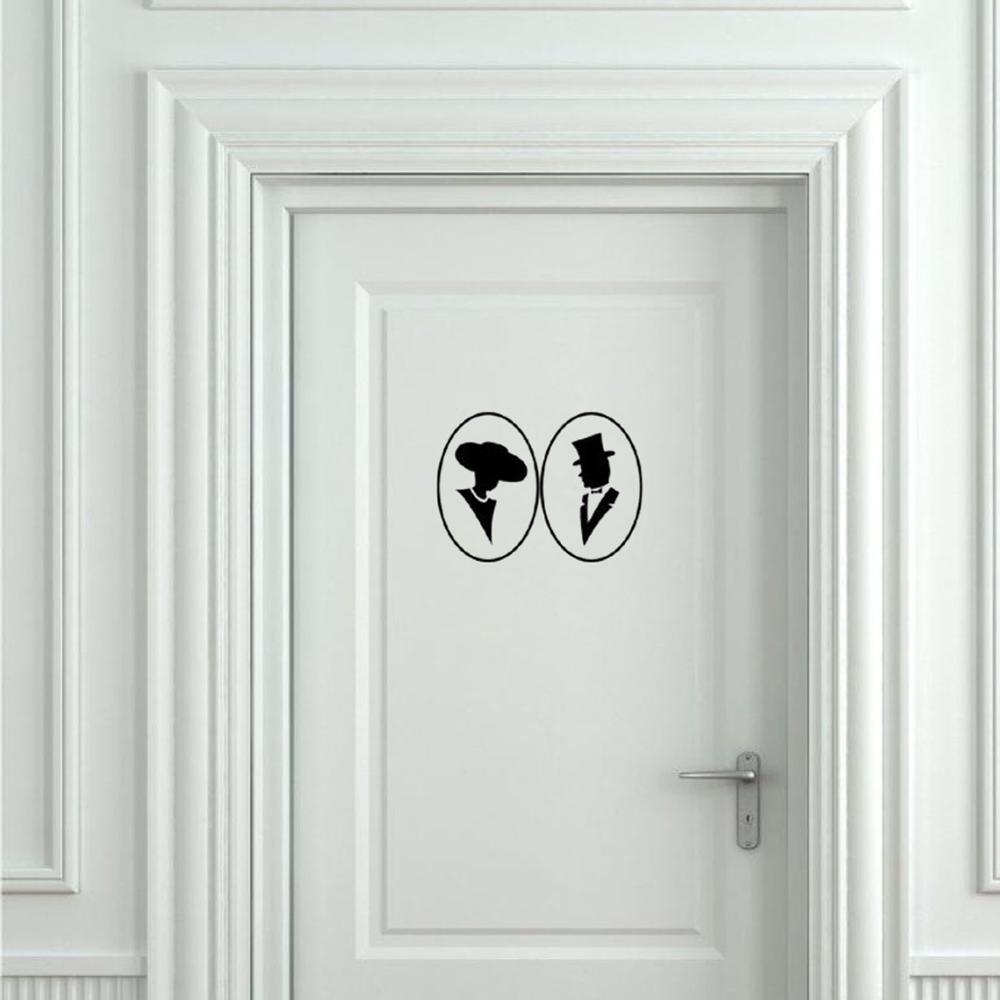 Toilet Sticker Minimalist Decal