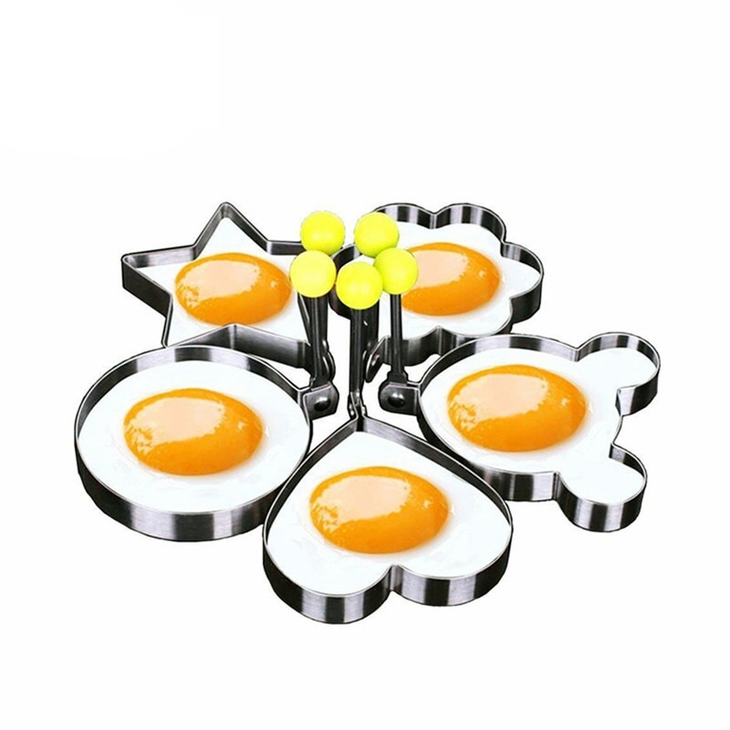 Egg Frying Molds 5-Molds Set