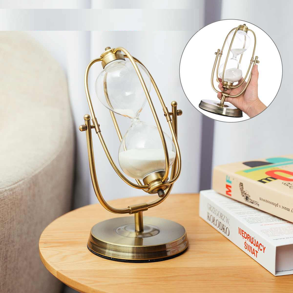 Sand Glass Timer 60-Minute Hourglass