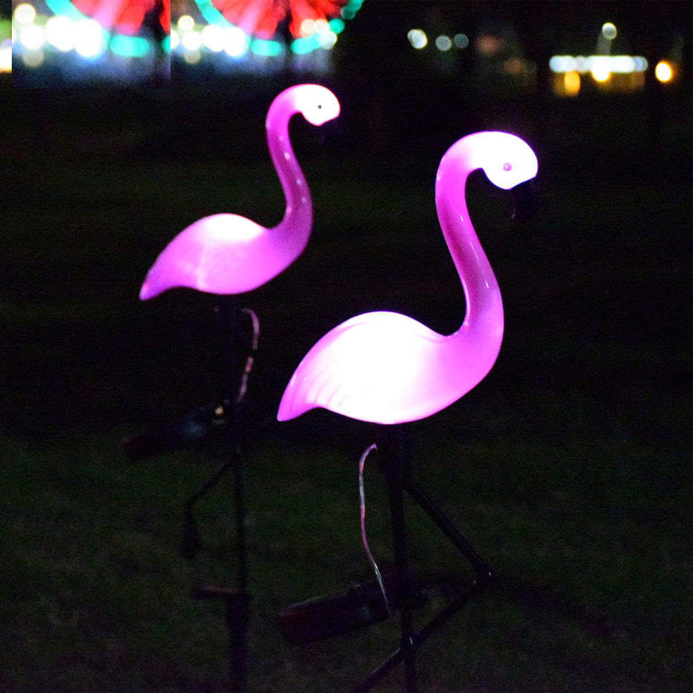 Flamingo Solar Light Waterproof Yard Decoration