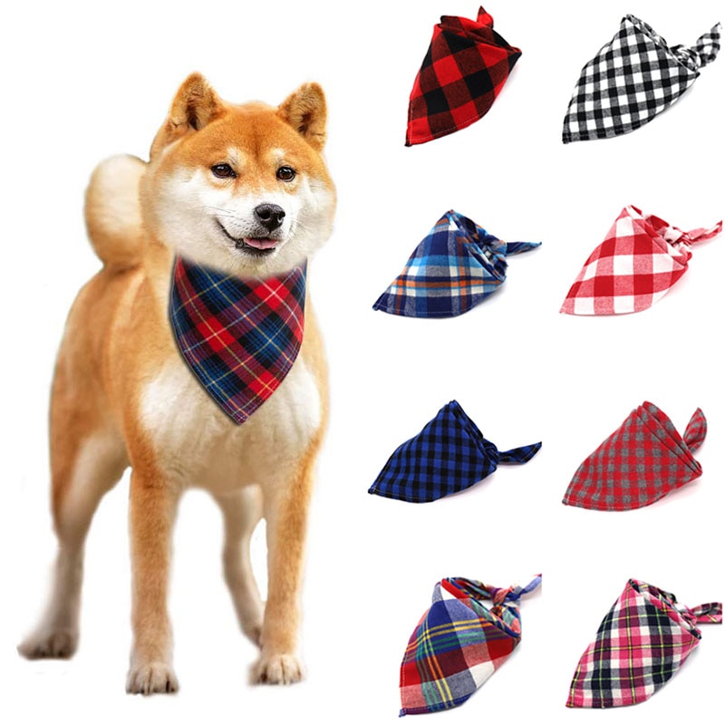 Dog Bandana Collar Pet Fashionable Scarf