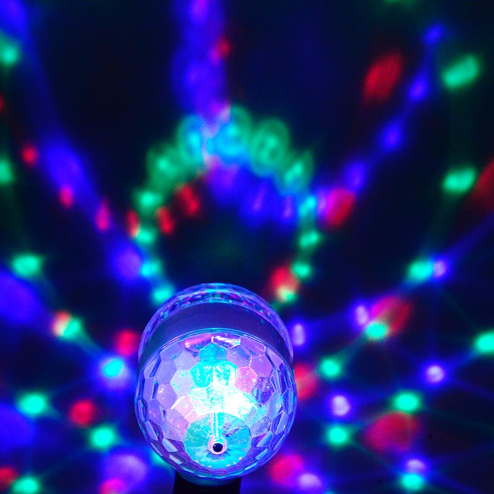 Disco Light Bulb LED RGB Lamp