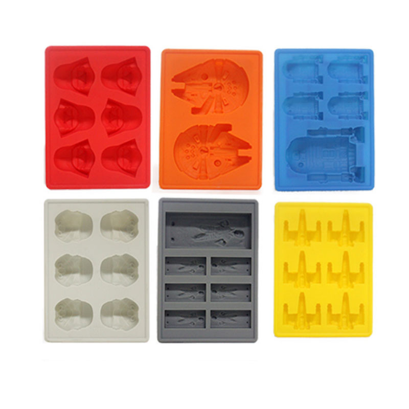 Ice Cube Trays Star Wars Silicone Molds (6pcs)