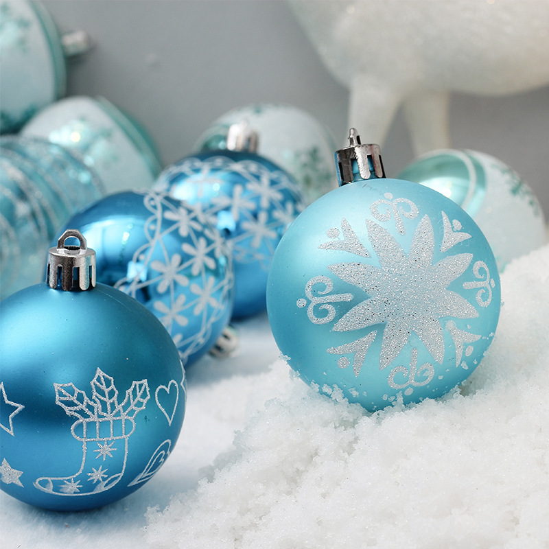 Christmas Ball Ornaments Blue Christmas Balls