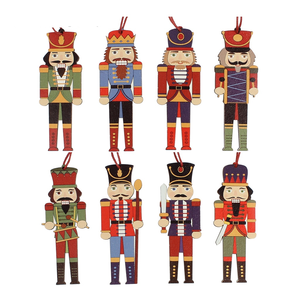 Nutcracker Ornaments Soldier Decoration (3Pcs)