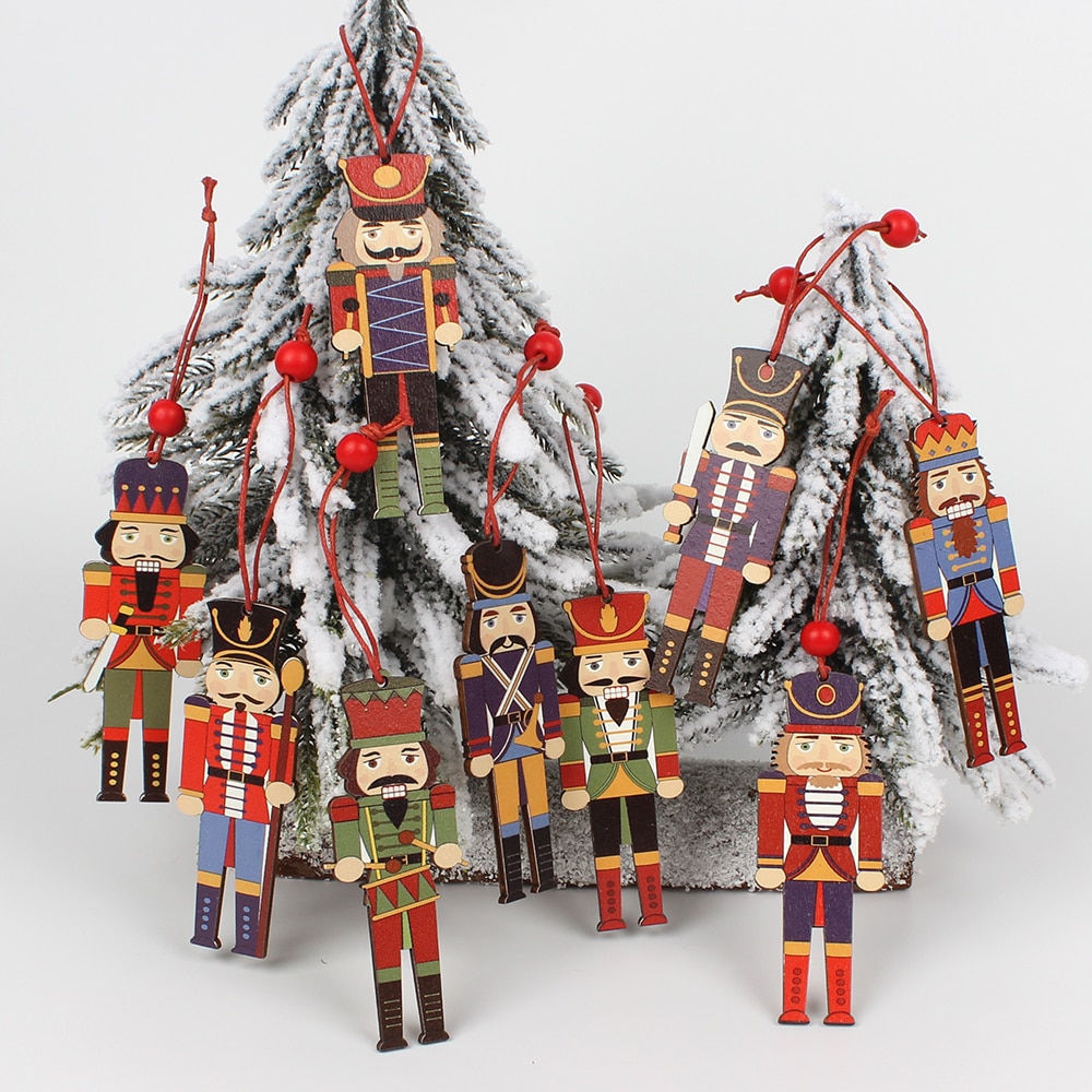 Nutcracker Ornaments Soldier Decoration (3Pcs)