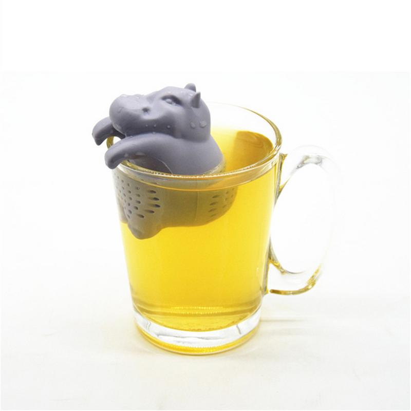 Tea Steeper Hippo Silicone Tea Filter