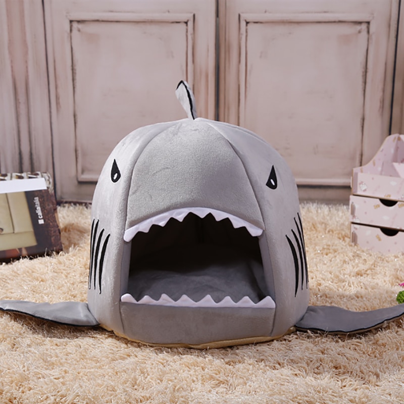 Shark Dog Bed Soft Dog House