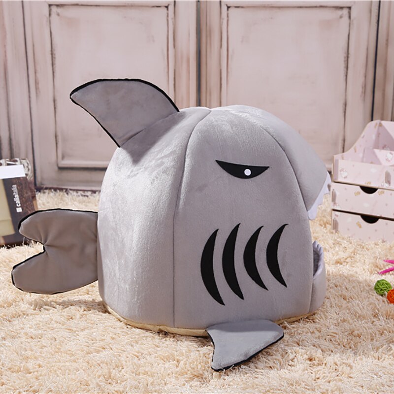 Shark Dog Bed Soft Dog House