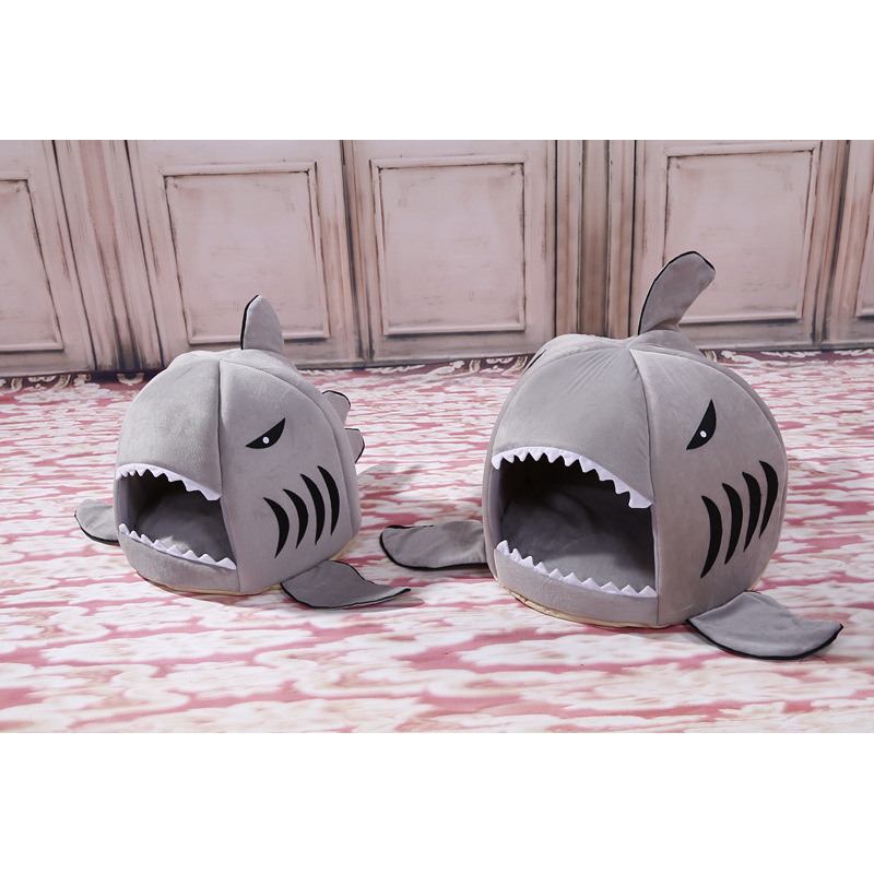 Shark Dog Bed Soft Dog House