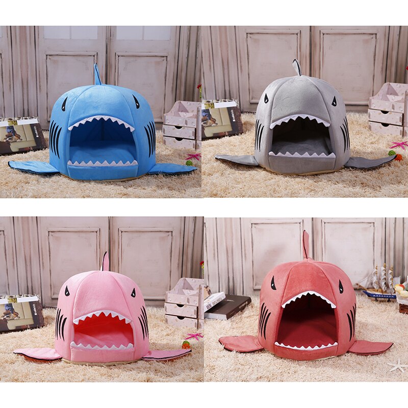 Shark Dog Bed Soft Dog House