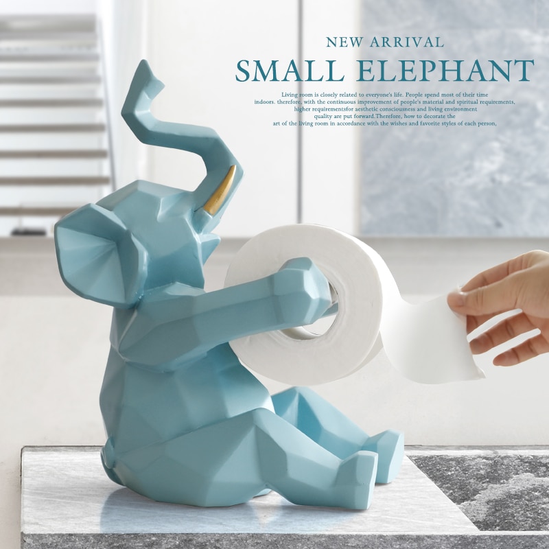 Toilet Tissue Holder Elephant Deer Design