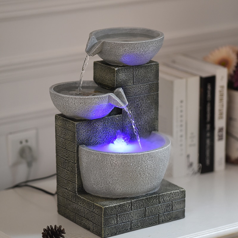 Indoor Water Fountain Feng Shui Decoration