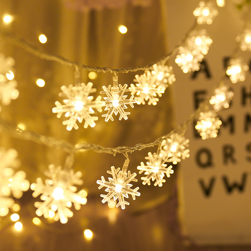 Snowflake Lights Hanging Fairy Lights