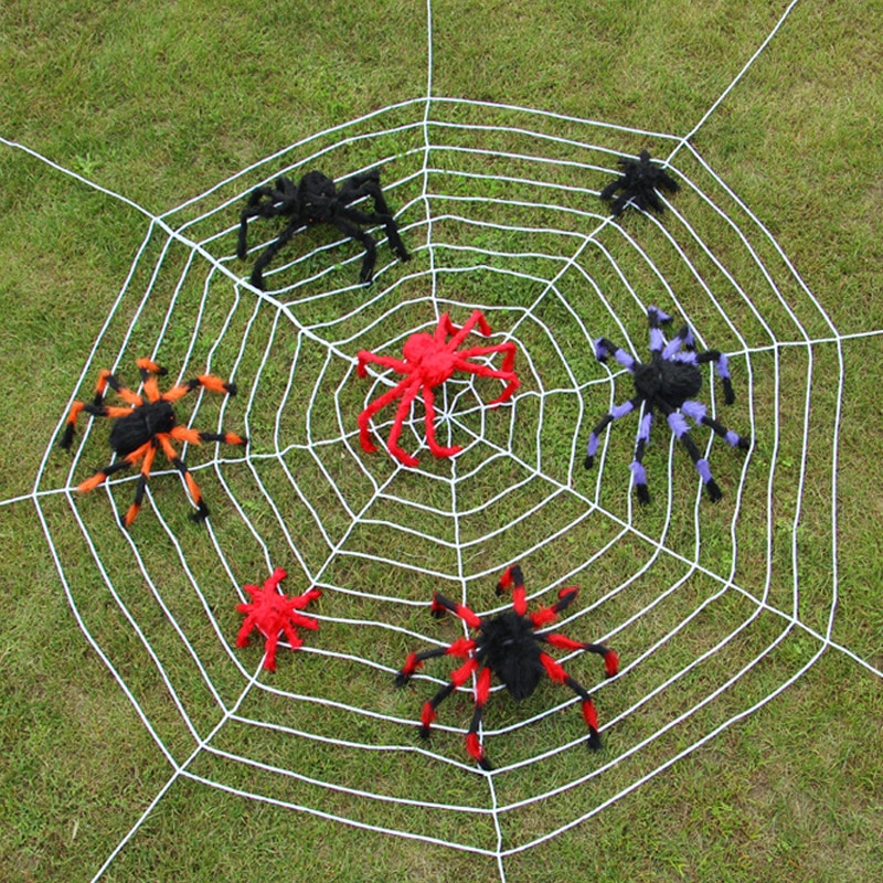 Halloween Spider Web Home Decor