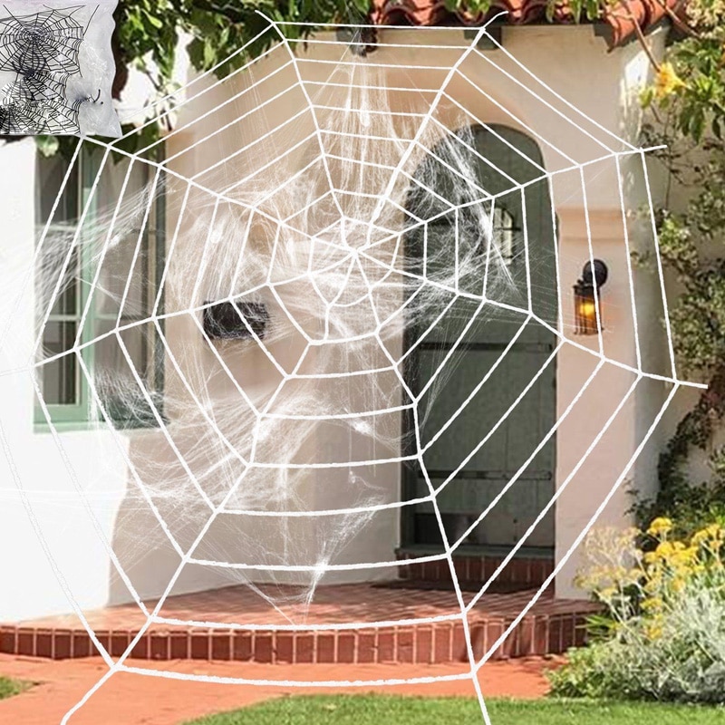 Halloween Spider Web Home Decor