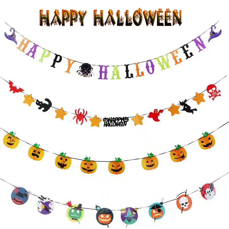 Halloween Ornaments Hanging Paper Chain