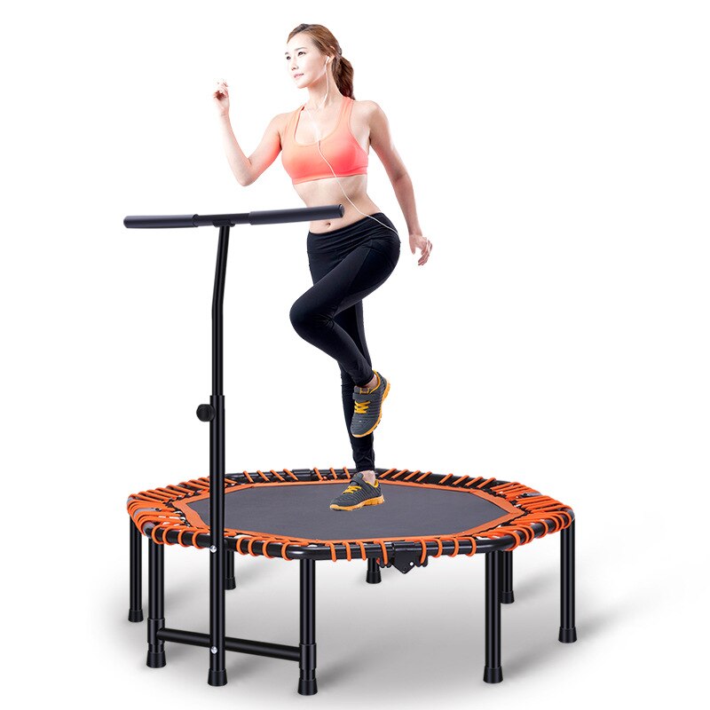 Indoor Trampoline With Adjustable Handrail