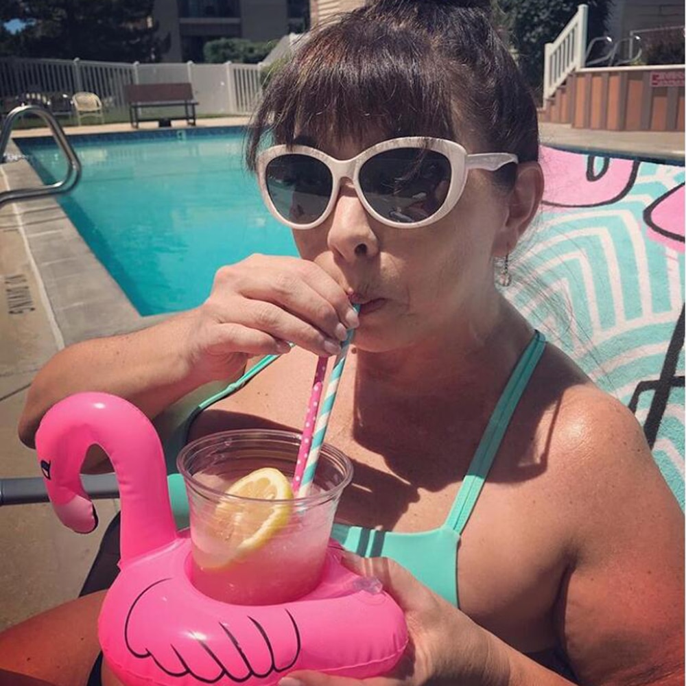 Flamingo Float Inflatable Drink Holder