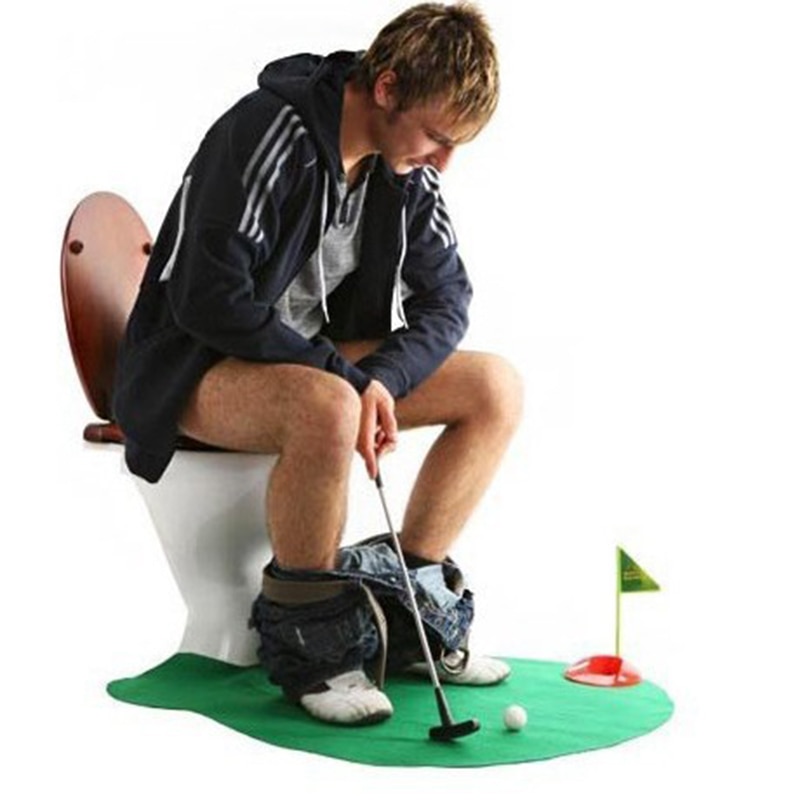 Mini Golf Course Toilet Bathroom Game