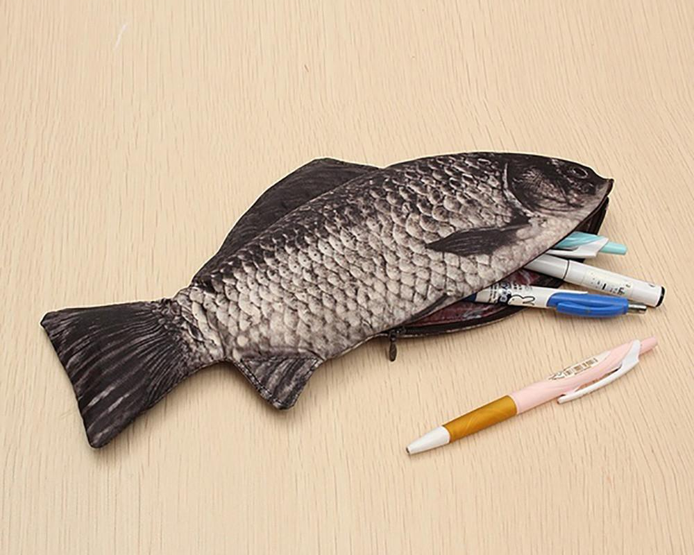 Funny Gifts Realistic Fish Pouch