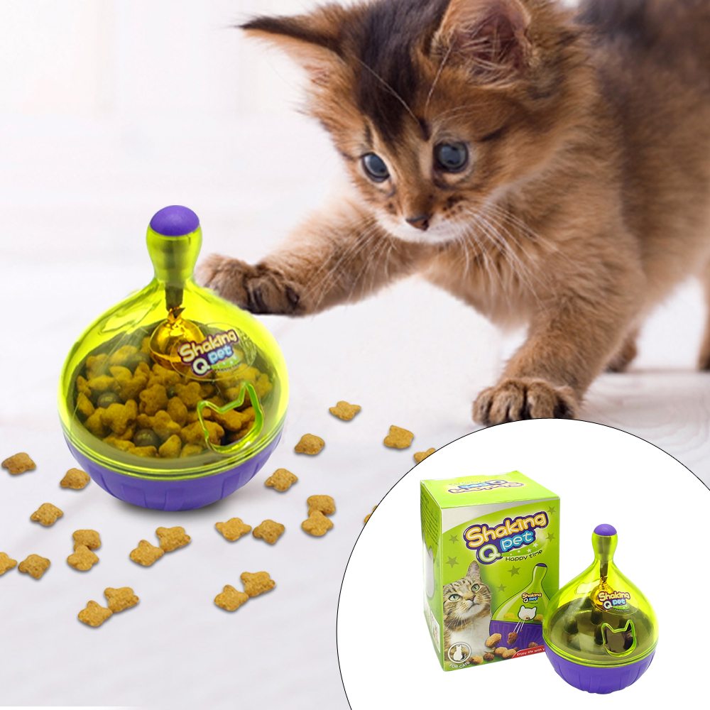 Cat Feeder Interactive Toy Treat Dispenser