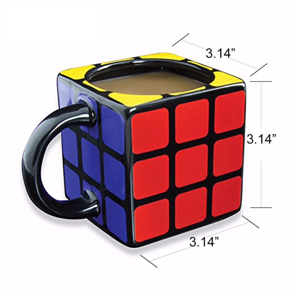 Ceramic 3D Rubik&#8217;s Cube Mug