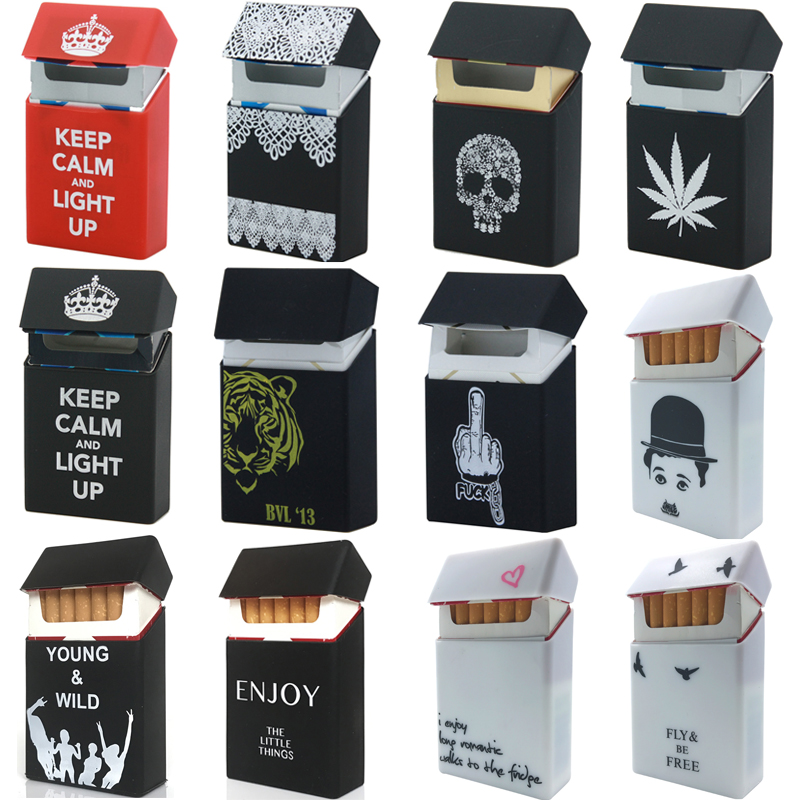 Reusable 20 pcs Silicone Cigarette Case-Themed