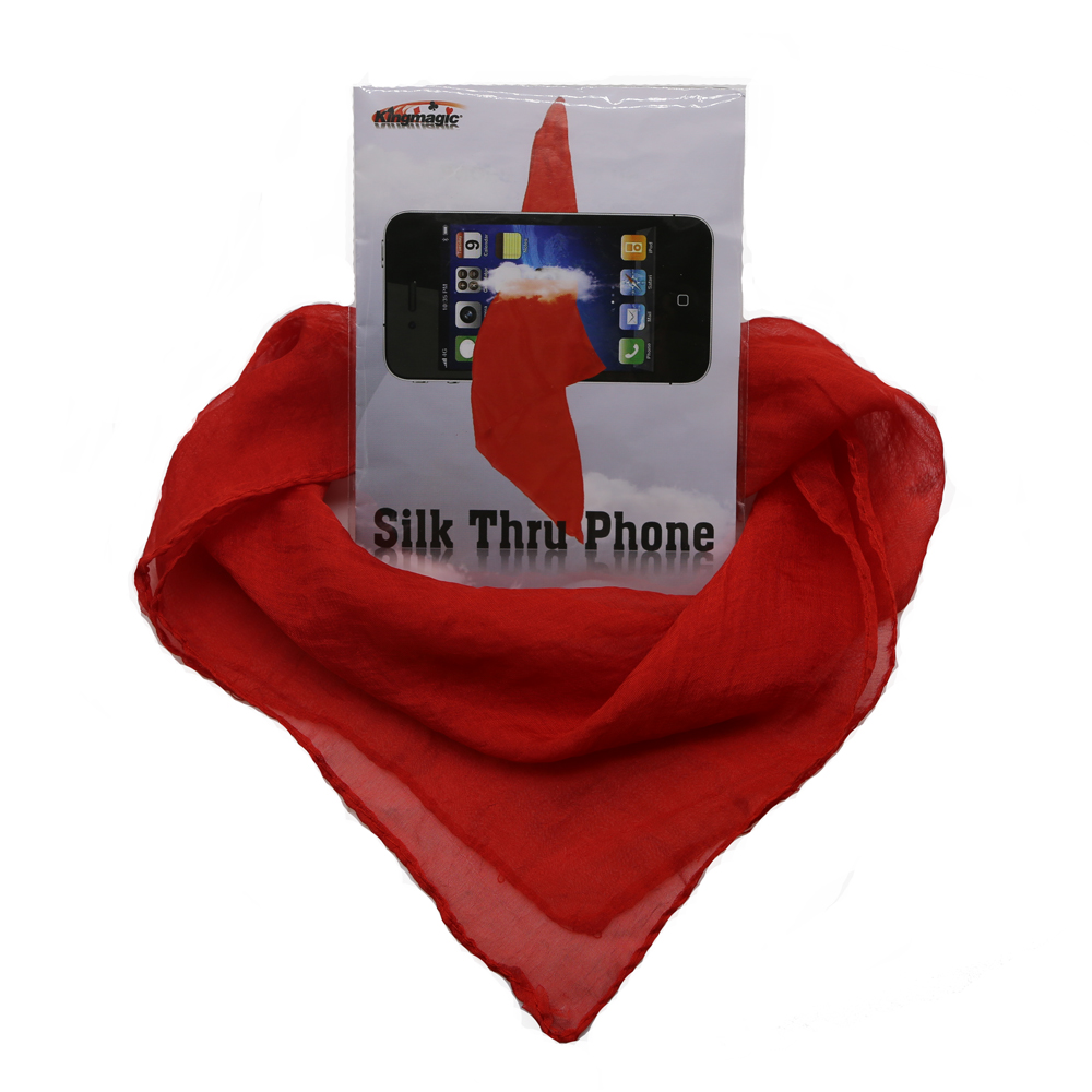 Magic Silk Scarf Through Phone Trick