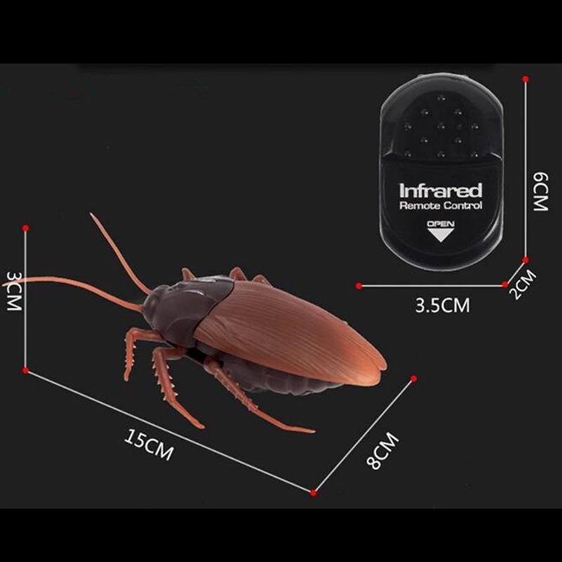 Realistic Fake Remote Control Cockroach