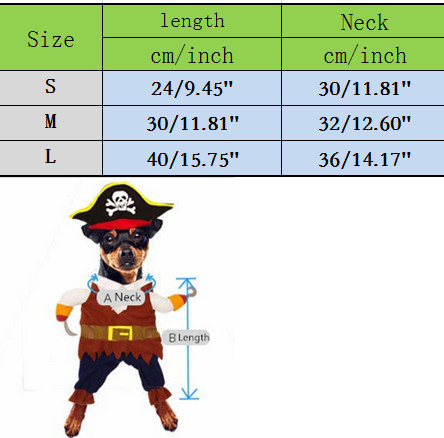 Pet Clothes-Jack Sparrow Costume