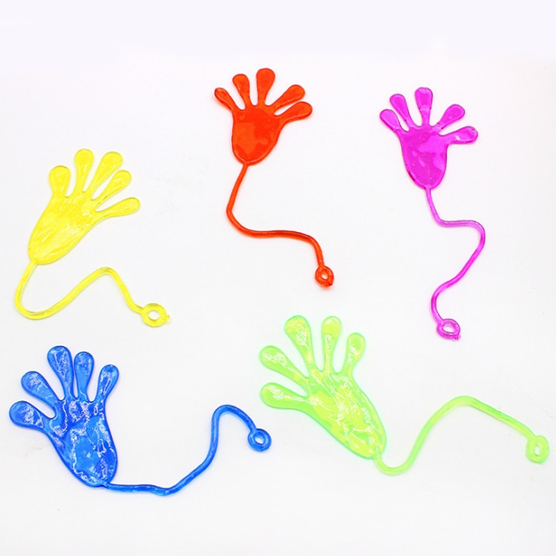 Stretchy Sticky Hand Toys (10pcs)