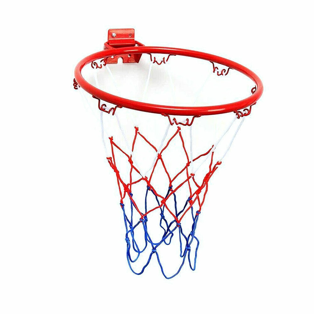 Basketball Rim Wall Mounted Hoop with Net