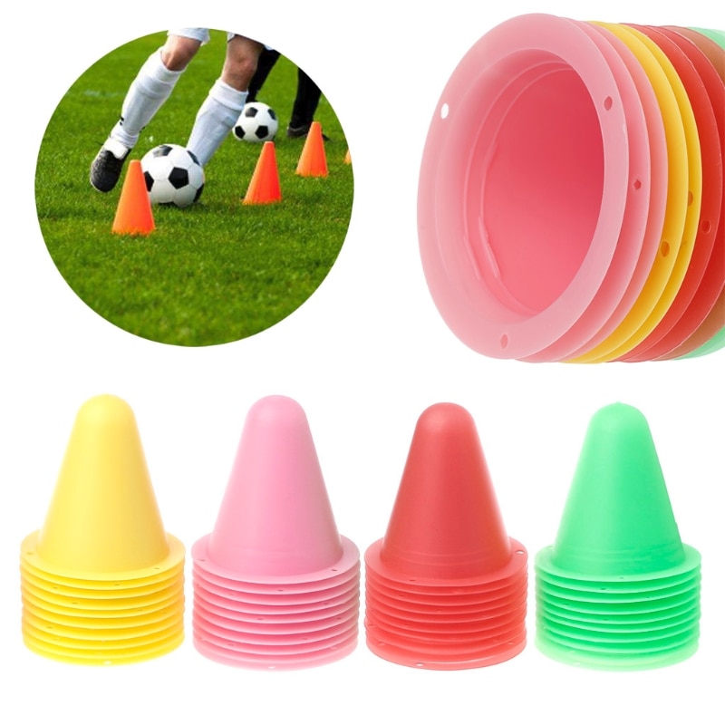 Training Cones Sports Equipment (10Pcs)