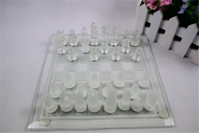 Glass Chess Set Board Game