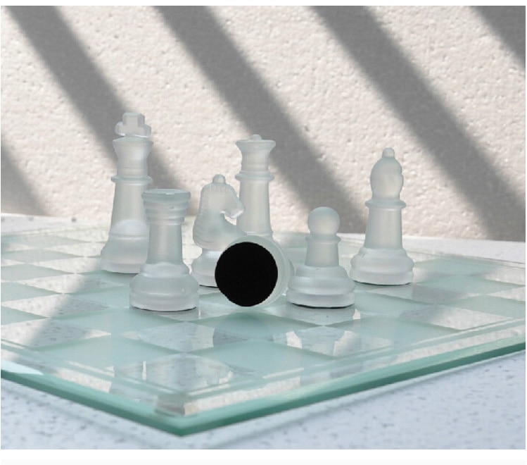 Glass Chess Set Board Game